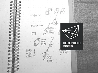 Dynamic logo design company design logo technology