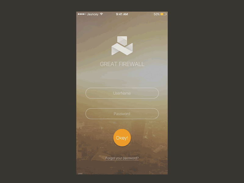 Login Interface Animation animation interaction interface key loading login password ui username ux