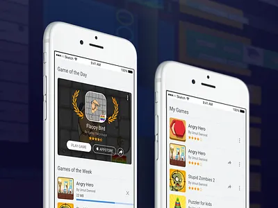 GameLooper Simulation App android android design app design gamelooper interface design ios ios design material design mobile ui wireframe wireframe design