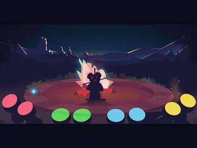 Voodo Or Die 2016 design drum fire game ggj global game jam music teddy tribal voodoo