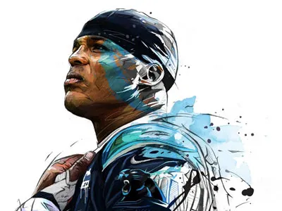 Cam Newton nfl nike panthers sport superbowl