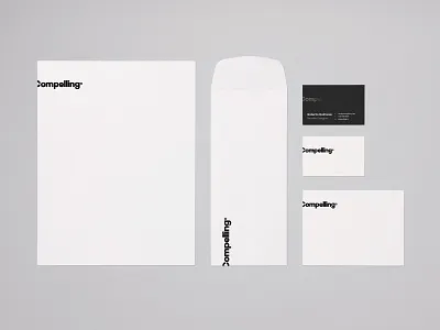 Compelling® brand branding compelling design logo logotype typograhy