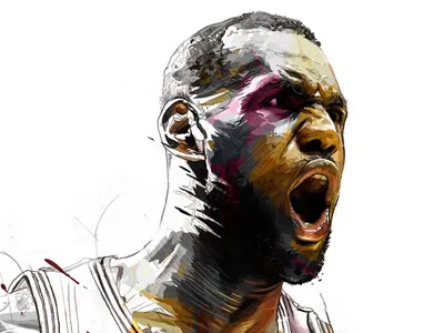 Lebron James basketball cavaliers lebronjames nba niike portrait sport