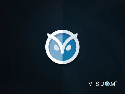 Visdom consultancy logo owl visdom