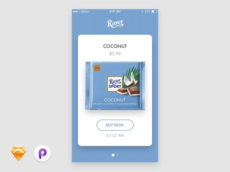 Ritter App - Sketch & Principle Freebie animation download freebie interaction principle sketch sources