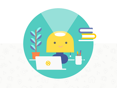 Error page 404 503 error flat illustration