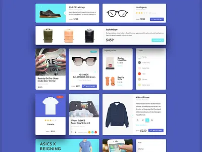 Ecommerce website widgets ecommerce photoshop psd template ui kit web design website widgets