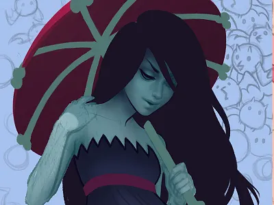 Marceline, The Vampire Queen adventure time fanart marceline queen vampire