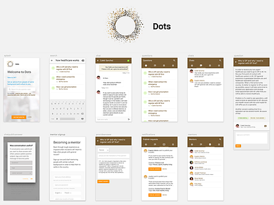 dots - concept for nhs hackaton android app hackaton material mobile nhs