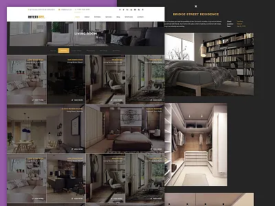 Portfolio Design - InteriArt WP Theme apartment architecture decor decoration design furniture house indoor interior portfolio room work