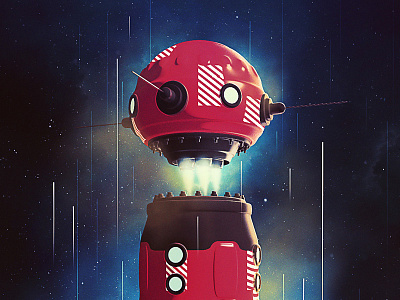 Rockets are awesome I c4d cinema 4d concept concept art digital art i illustration photoshop scifi type