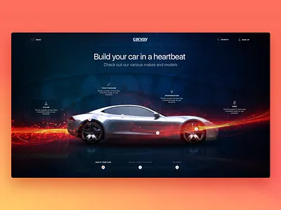 Car Leasing Website Presentation Design business car clean creative design interface landing minimal modern process product simple typography ui ux vibrant web web design website zajno