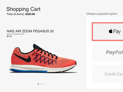 Shopping Cart dailyui day002