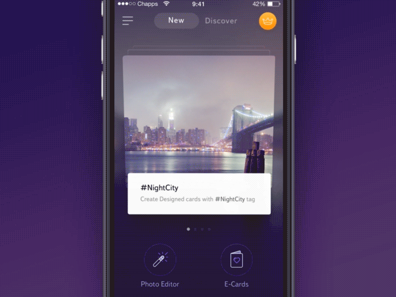 Photo Cards App