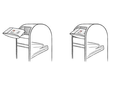 Mailbox delivery illustration illustrator mailbox package service usps