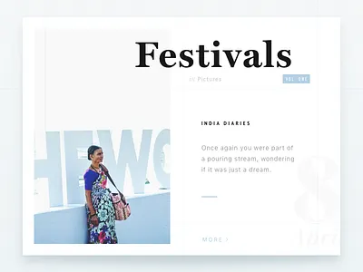 Typography Exploration clean india serifs typography ui