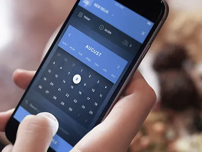 Book a Table application booking calendar creative dtailstudio food iphone 6s modern reservation restaurant ui ux