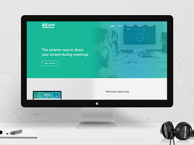 Beam Conference Website conferences saas startup uiux wordpress