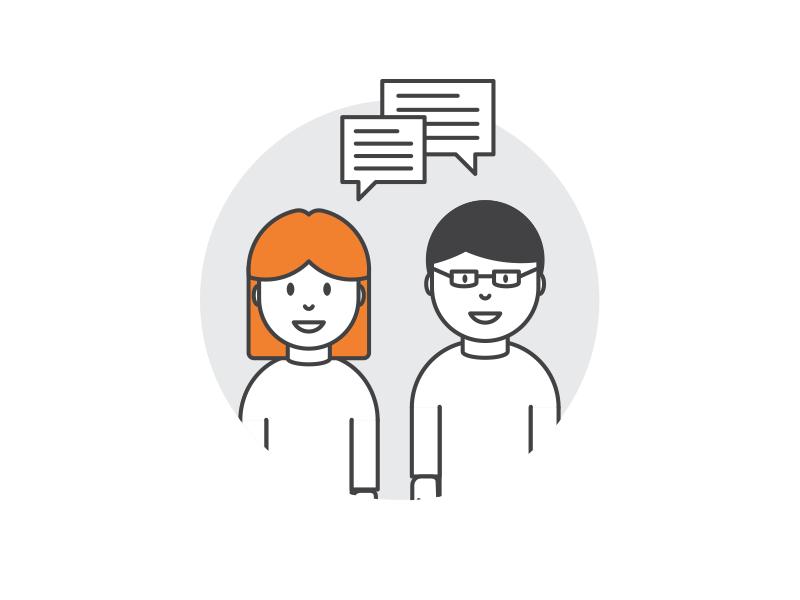 Partner Illustrations conversation handshake illustration people trophy