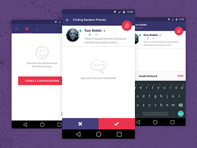 Let's do some chit chat! app app design chat dating app find friends message