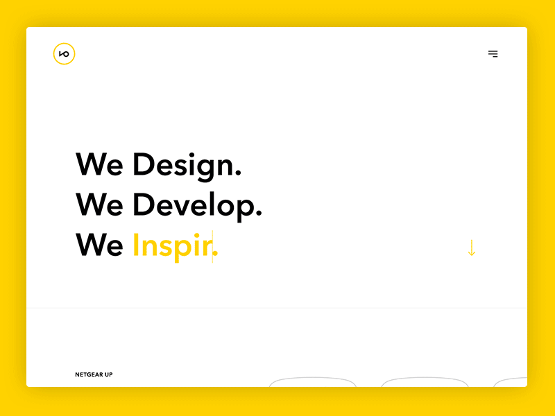Input New Landing Page agency case study input landing page landing page design minimal ui responsive ui ui design ui ux web website