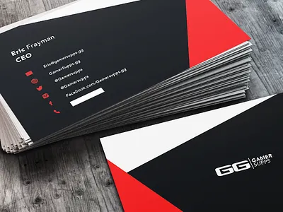 Gamer Supplements Business Card business card
