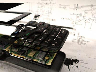 Phone 3d animation phone