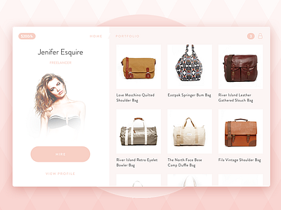 Summer girl profile v2 e commerce filter gift goods gradient nike purple search shop sports ui ux