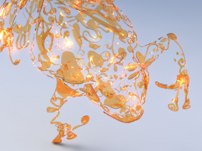 Glass Frog 3d frog glass