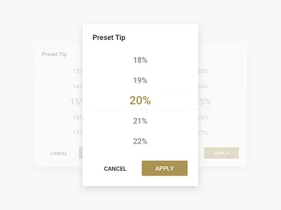 Android Picker android app clean dialog modal material design modal picker reserve selector simple tip
