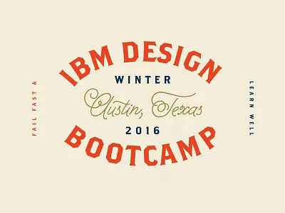 Bootcamp! bootcamp design bootcamp design thinking hive ibm ibm design logo sxsw type