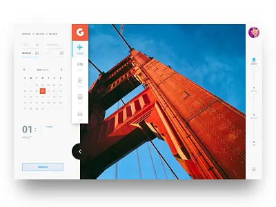 Flight Booking App desktop desktop app flight flight app material material design ui ux web web design