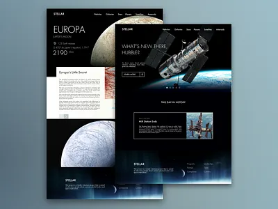 Stellar astronomy clean dark digital gallery geometry hubble nasa perfect space ui web