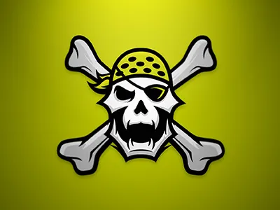 Hull Pirates cross bones hockey hull pirates ice hockey pirates skull