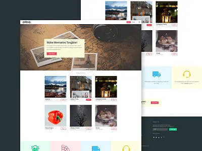 Homepage ecommerce photo photography print printing saas startup website wordpress