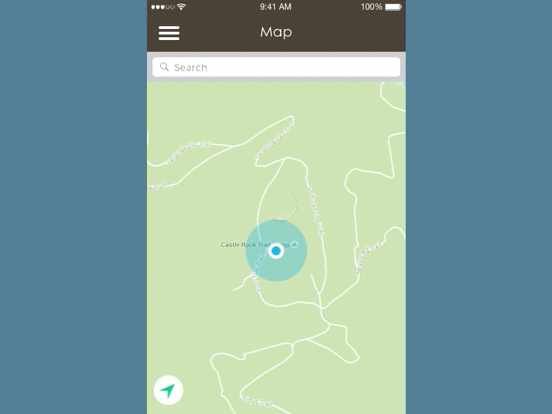 DailyUI - #020 - Location Tracker dailyui location map markers tracker
