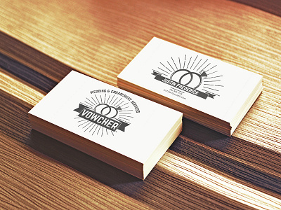 Vowcher Logo & Stationary brand icon logo stationary wedding