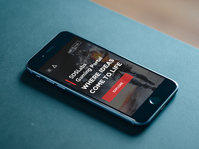 Gaming Portal - Mobile game gaming iit roorkee interface ipad portal responsive sdslabs tablet ui ux