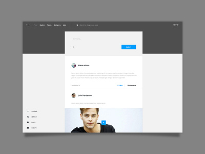#Social blog#Daily UI blog social ui ux