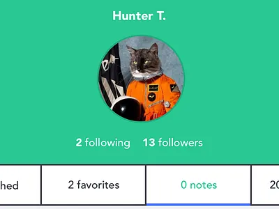 Profile View Exploration android app design apps design editorial mobile profile screen ui