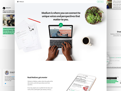 Medium : About blog edit landing page medium read