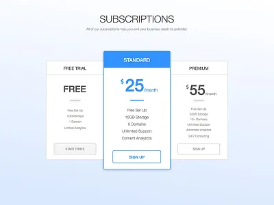 Day 030 - Pricing blue dailyui day30 light pricing sketch subscription ui ux web