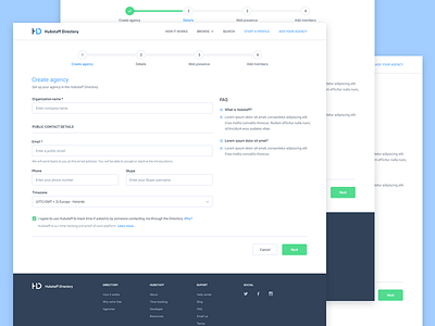 Add agency wizard agency app clean freelancer material design navigation profile skills steps ui ux wizard