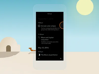 Solaris + Tatooine app astronomy calendar space tatooine