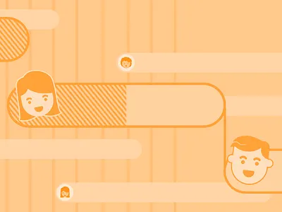 Gantt Illustration Series #4 chart gantt illustration launch productivity redbooth release timeline