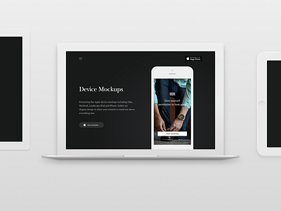 Elegant Device Mockups for Sketch app clean device elegant imac ios macbook mobile mockups tablet ui ux