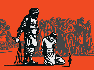 Califail "Land of A Thousand Lashes" Poster illustration isis poster terrorism