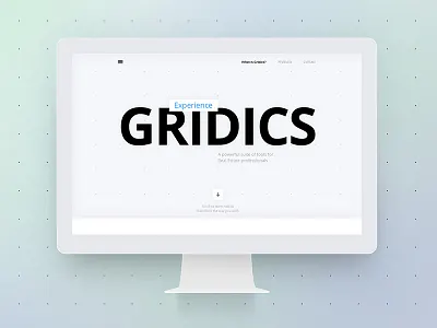Gridics Landing Page cta gradient hero home page landing page login nav scroll vacation web