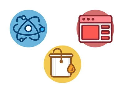 Components, style, and layout Icons ai branding flat designs freebie icons illustrations illustrator layout shadows style vector