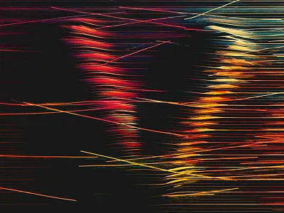 Experimental V c4d cinema 4d concept concept art digital art illustration photoshop stripes type v